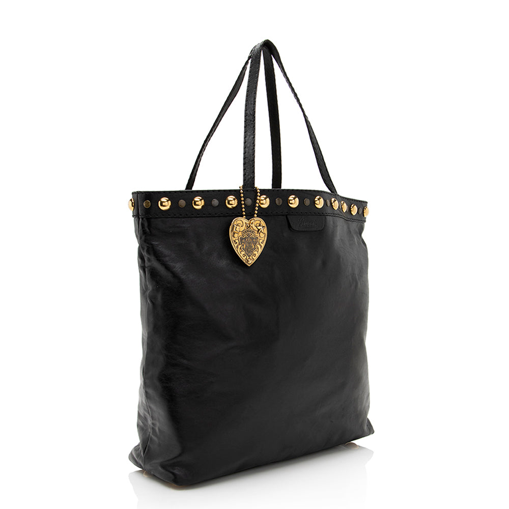 Gucci Leather Babouska Large Tote (SHF-22094)