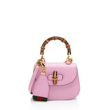 Gucci Leather Bamboo 1947 Mini Top Handle (SHF-bLJULR)