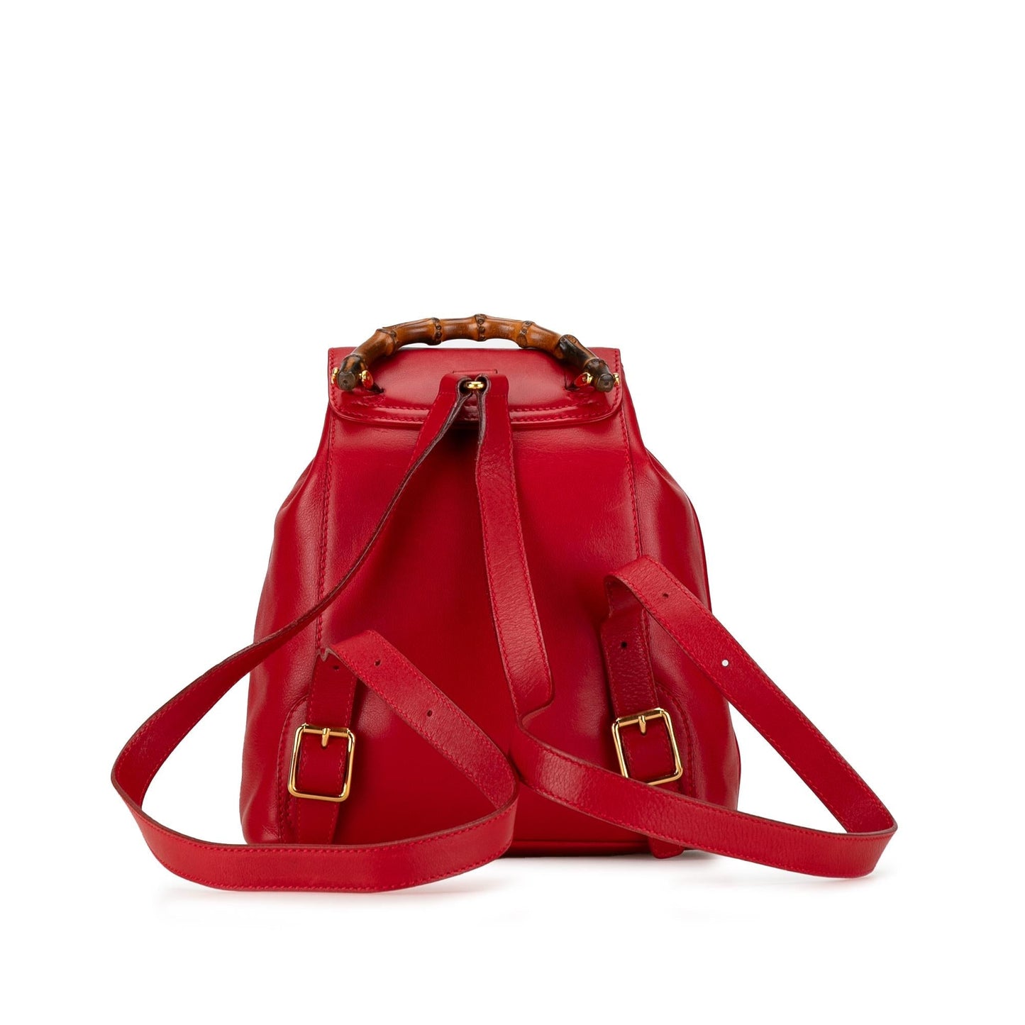 Gucci Leather Bamboo Backpack (fiLvNL)