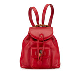 Gucci Leather Bamboo Backpack (fiLvNL)