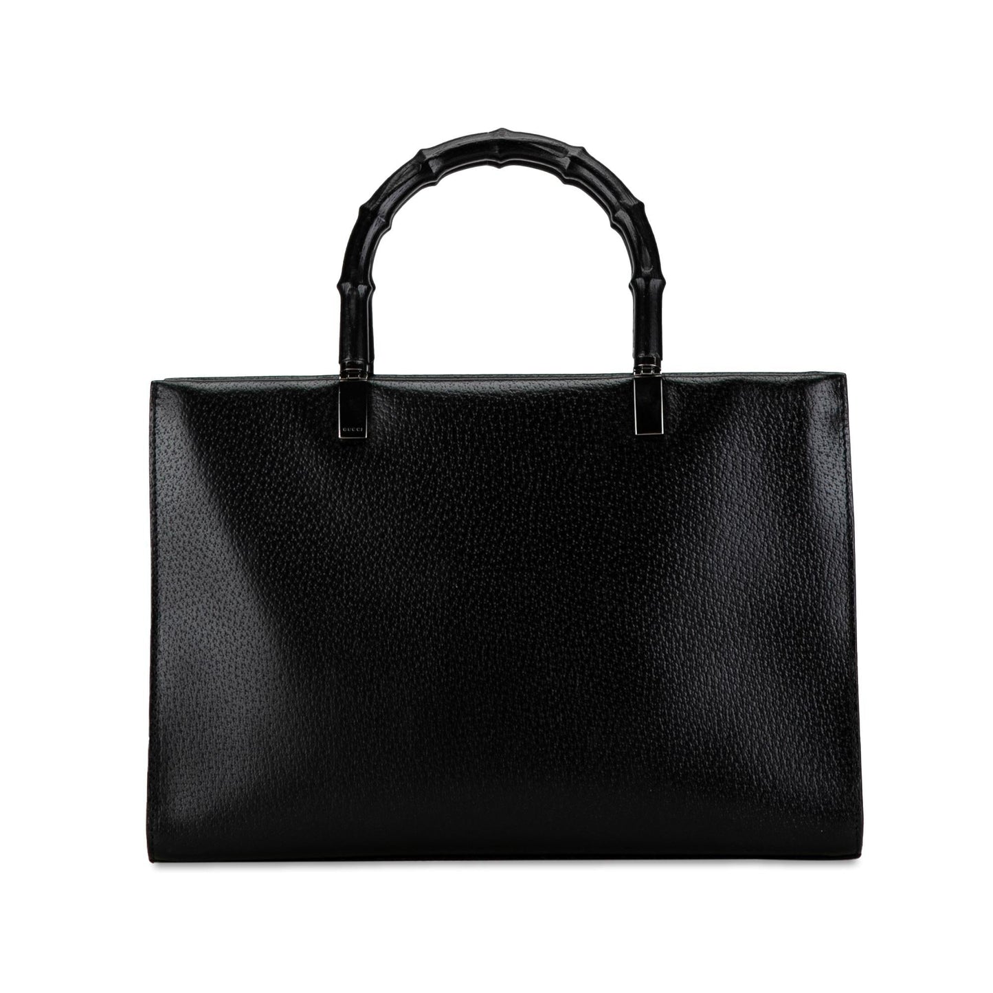 Gucci Leather Bamboo Satchel (dEOVUh)