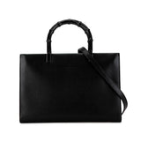Gucci Leather Bamboo Satchel (dEOVUh)