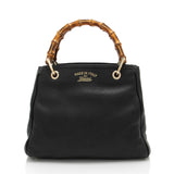Gucci Leather Bamboo Small Shopper Tote (SHF-M26bz2)