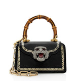 Gucci Leather Bamboo Thiara Small Top Handle Satchel (SHF-OVk4LV)