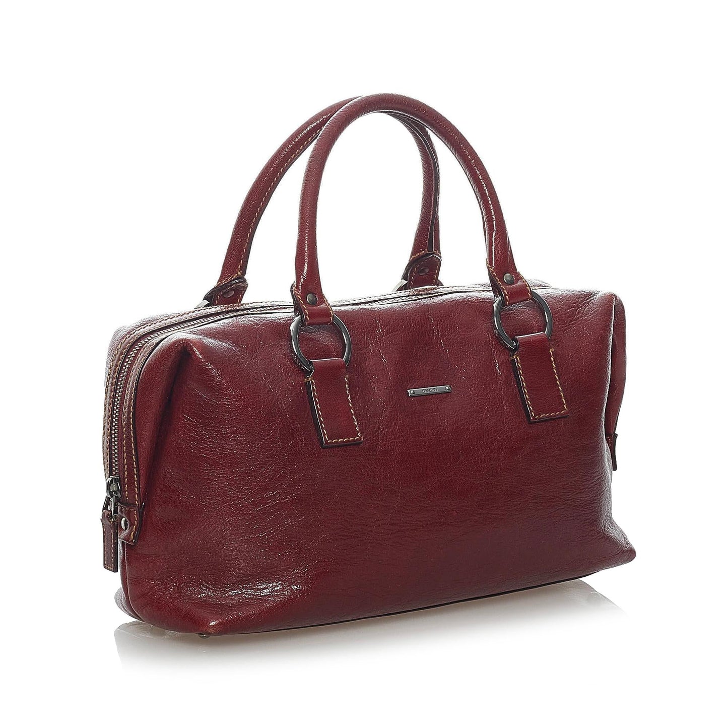 Gucci Leather Boston Bag (36165)