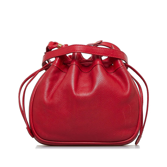 Gucci Leather Bucket Bag (BRy73y)