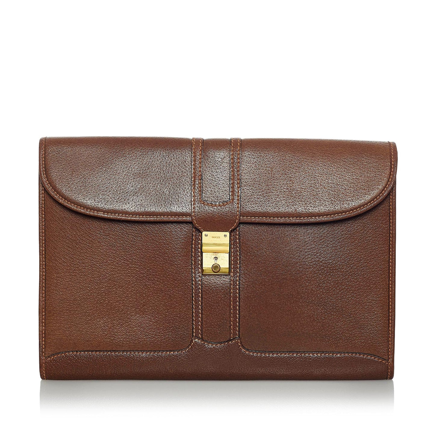 Gucci Leather Clutch Bag (34939)