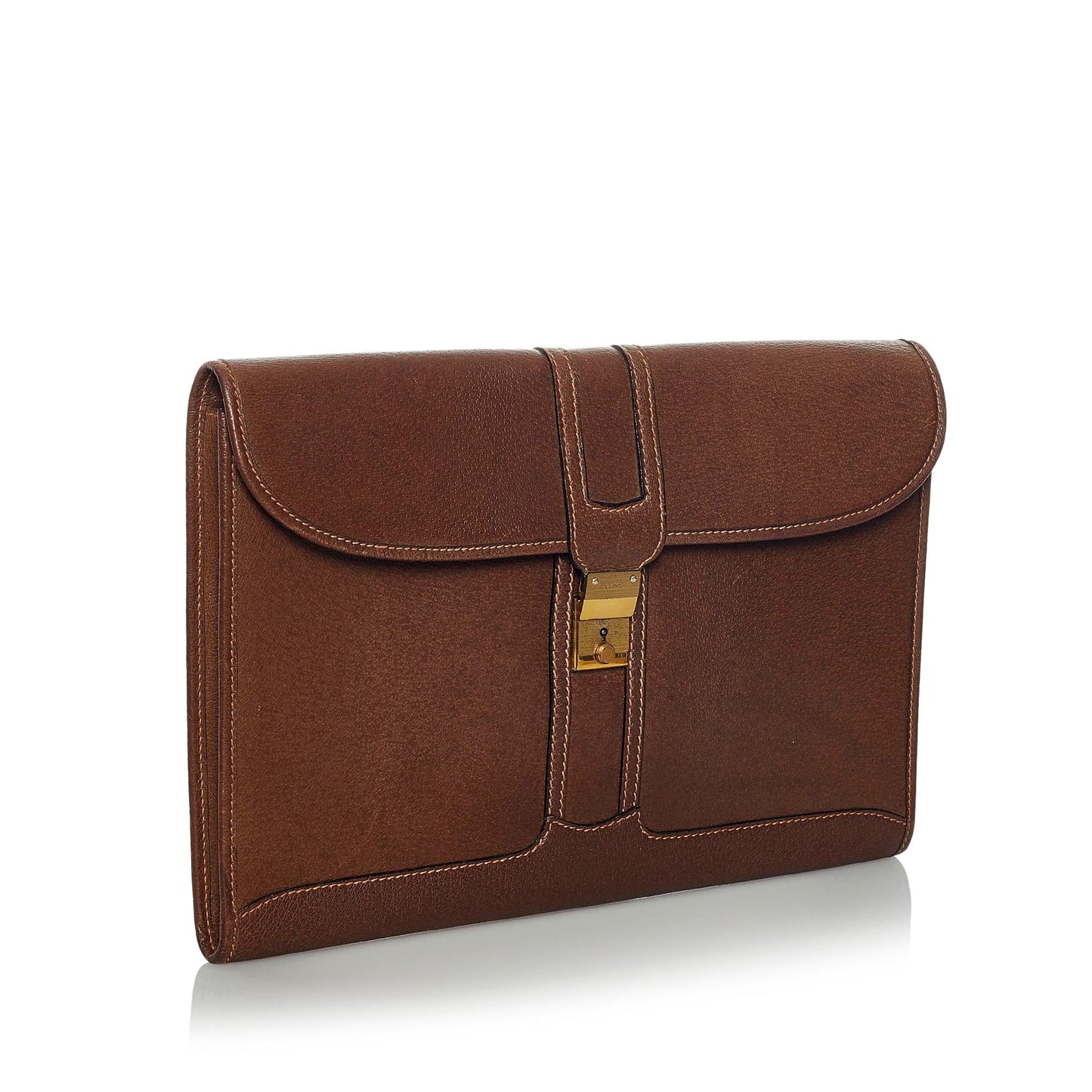 Gucci Leather Clutch Bag (34939)