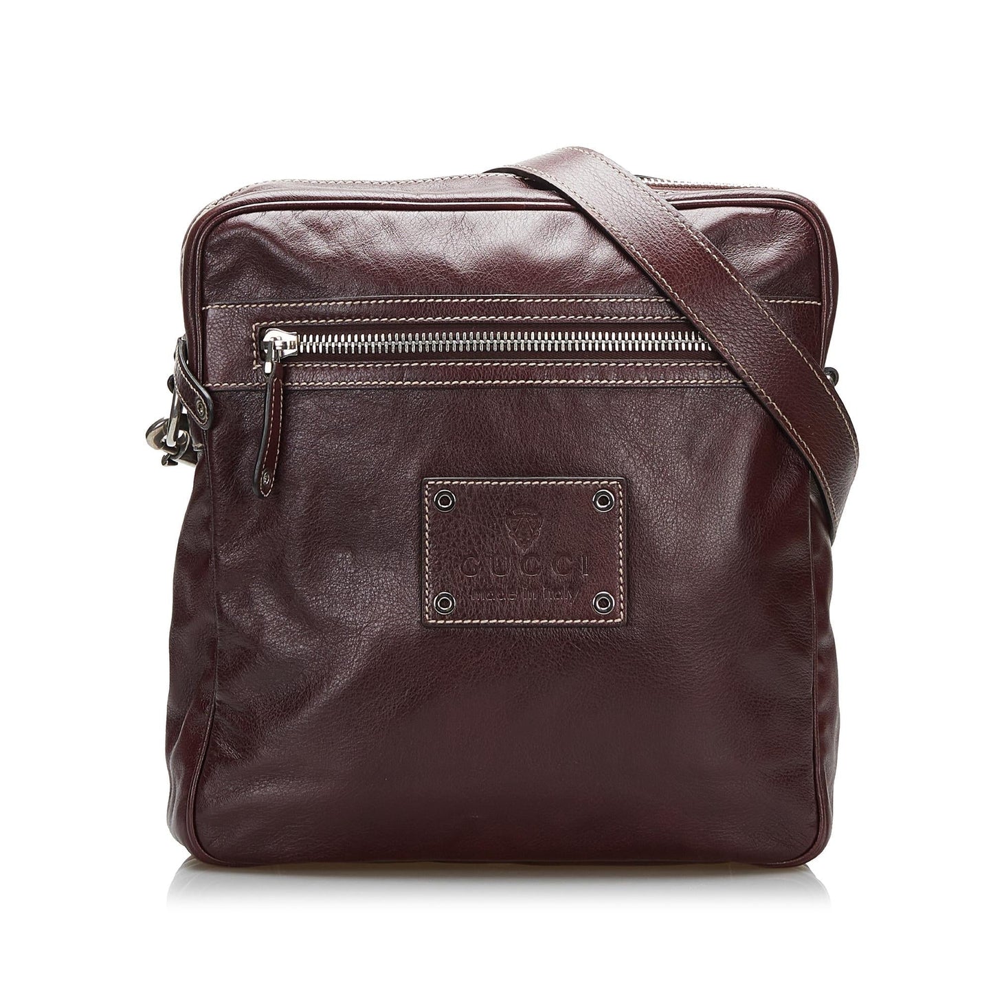 Gucci Leather Crossbody (PEdnMS)