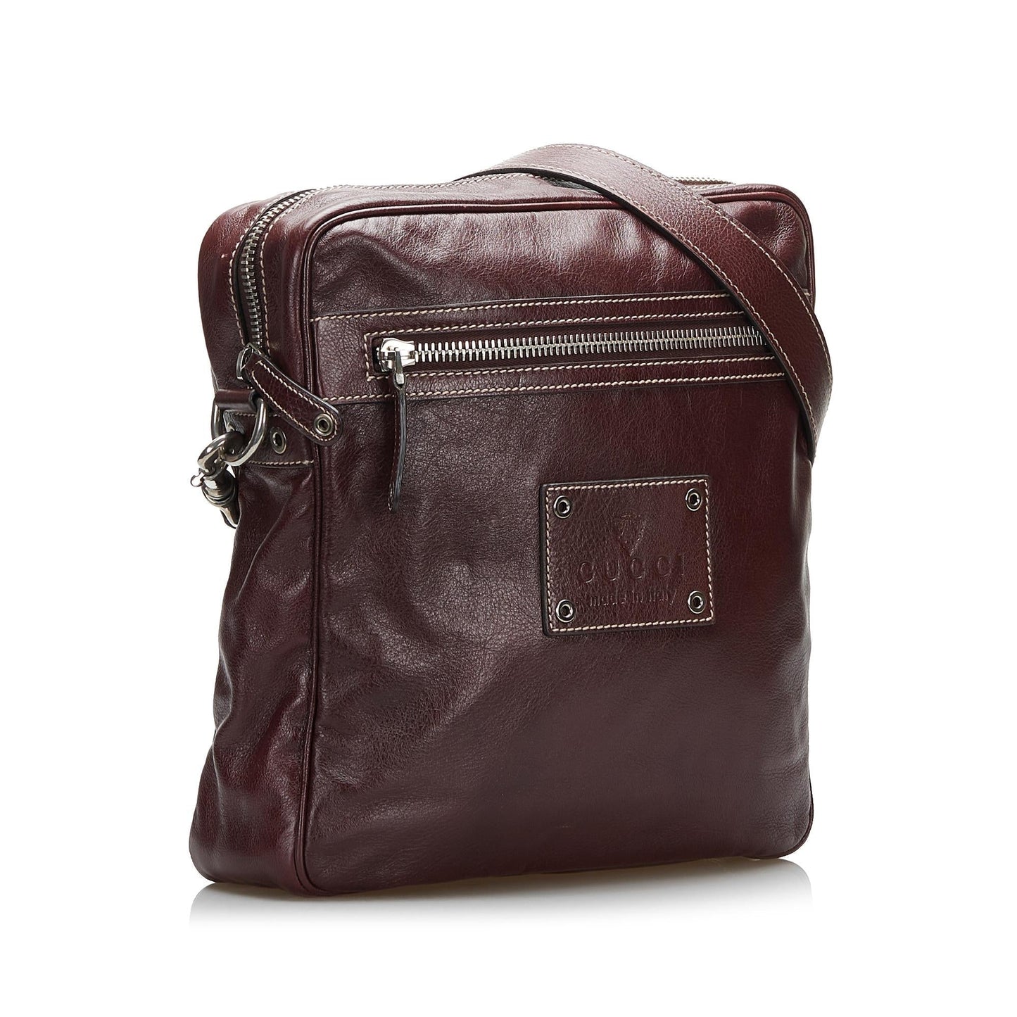 Gucci Leather Crossbody (PEdnMS)