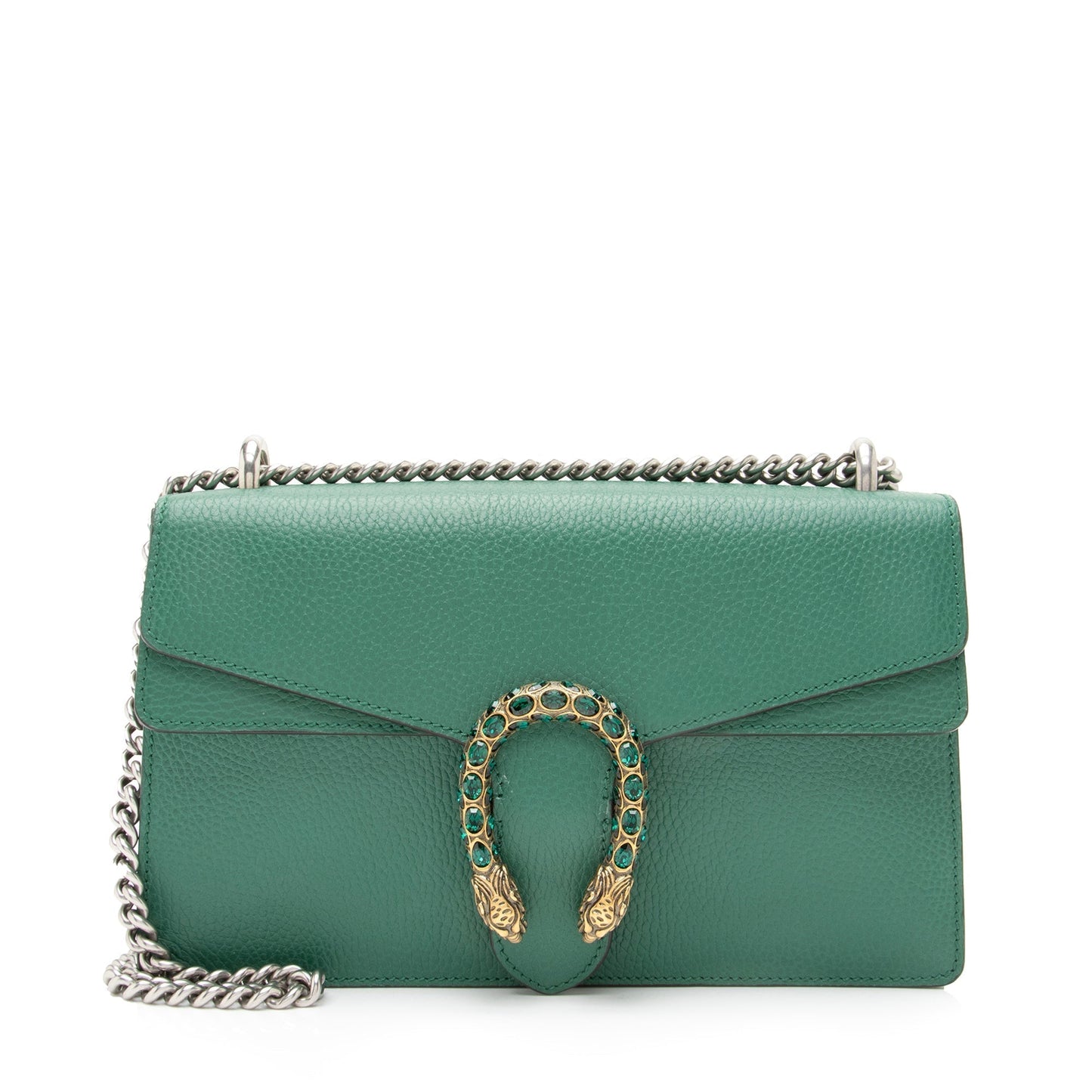 Gucci Leather Crystal Dionysus Small Shoulder Bag (SHF-23496)