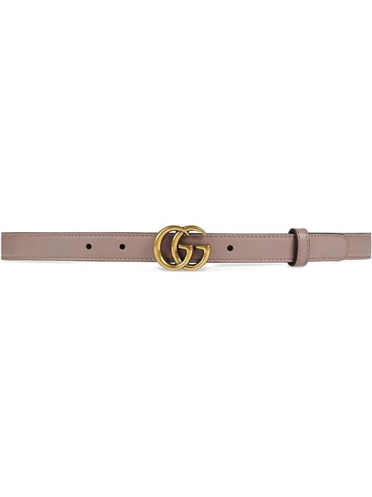 Gucci Double G Buckle Leather Belt