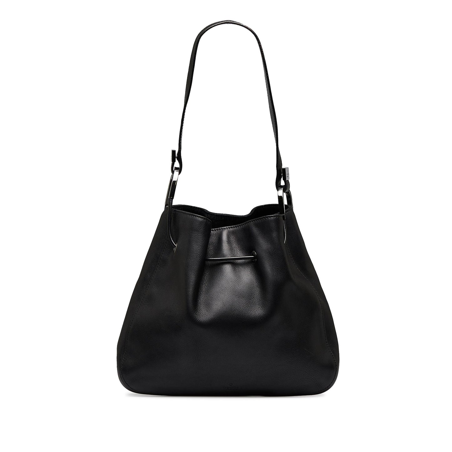 Gucci Leather Drawstring Shoulder Bag (RSAtpw)