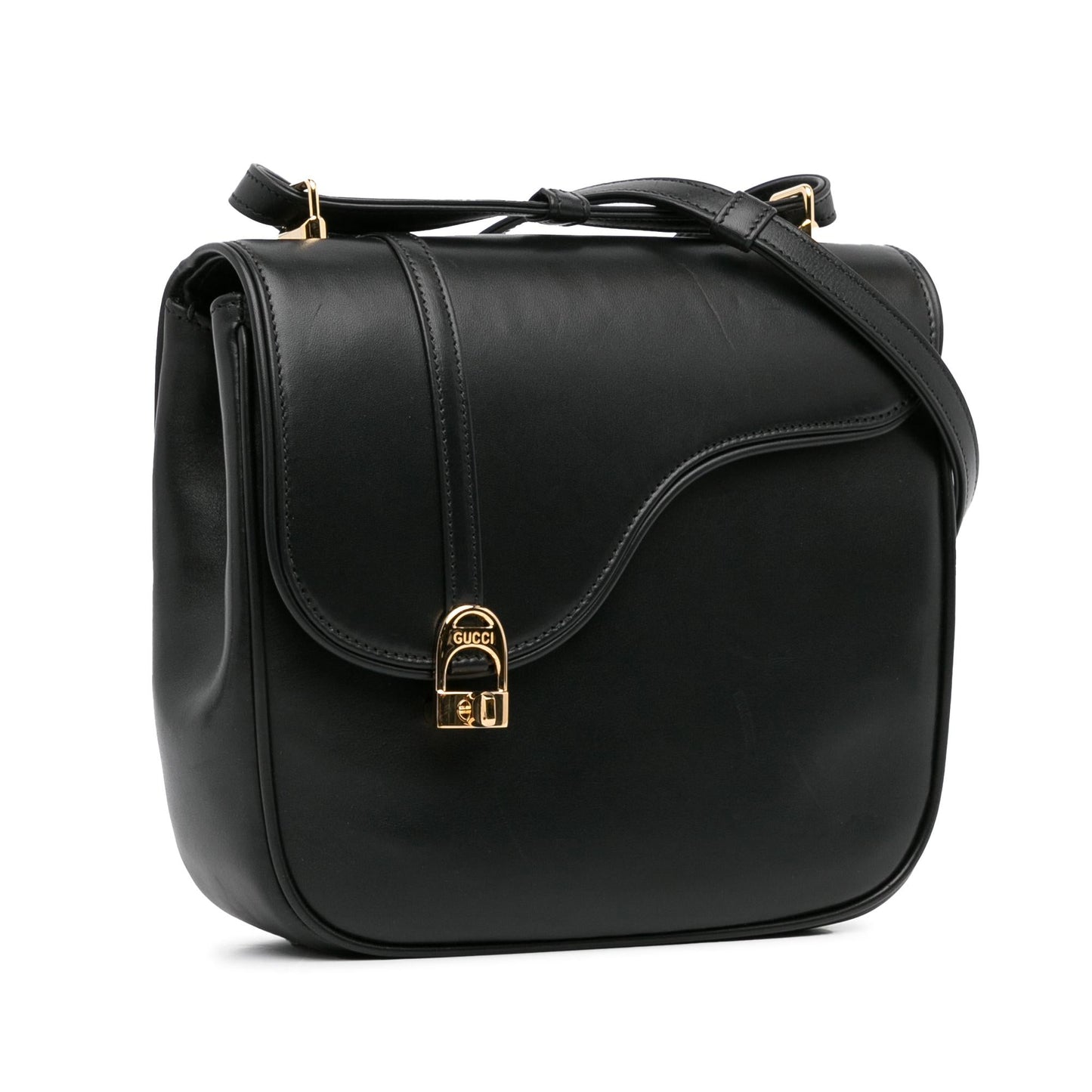 Gucci Leather Equestrian Crossbody (YHWrQK)
