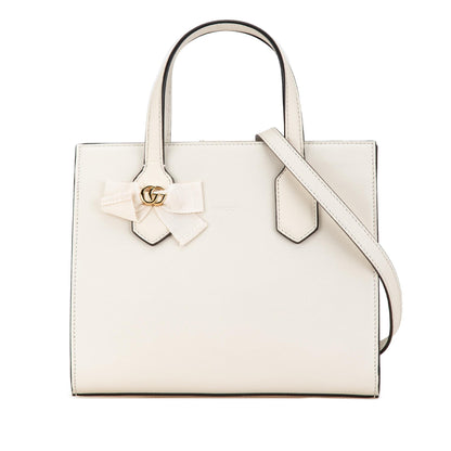 Gucci Leather GG Ribbon Satchel (nYfnJ2)