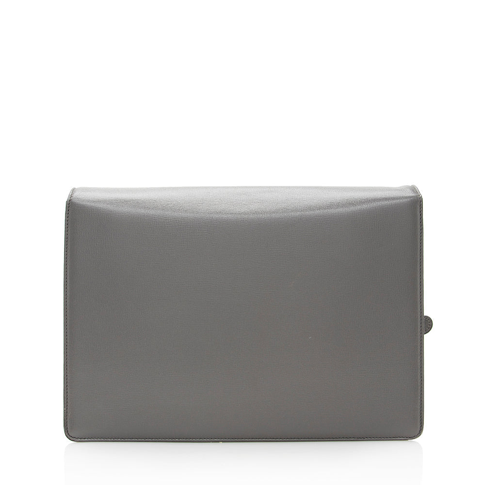 Gucci Leather GG Ring Medium Shoulder Bag - FINAL SALE (SHF-19440)