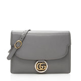 Gucci Leather GG Ring Medium Shoulder Bag - FINAL SALE (SHF-19440)