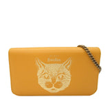 Gucci Leather Garden Mystic Cat Wallet On Chain (dyQiiF)