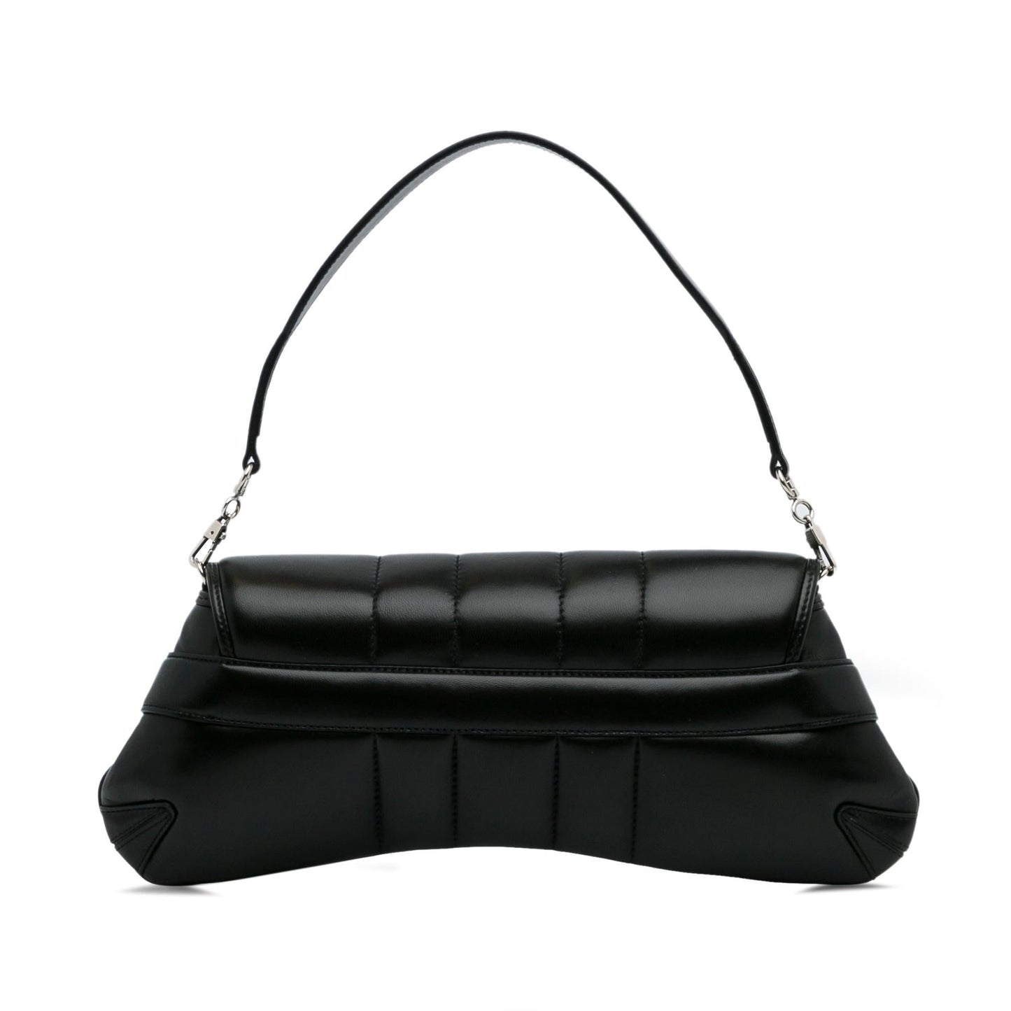 Gucci Leather Horsebit Chain Satchel (RhaWYN)