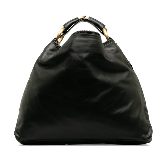 Gucci Leather Horsebit Hobo (RQo3jb)