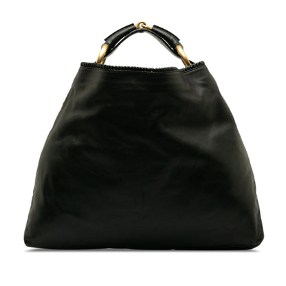 Gucci Leather Horsebit Hobo (RQo3jb)