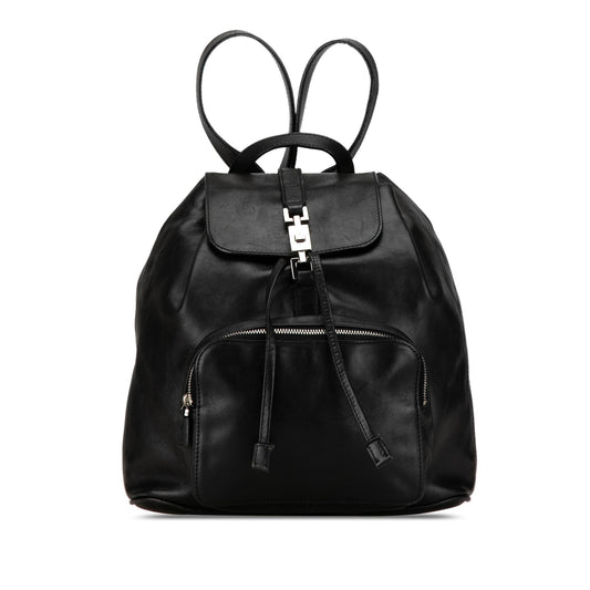Gucci Leather Jackie Backpack (VVWUKO)