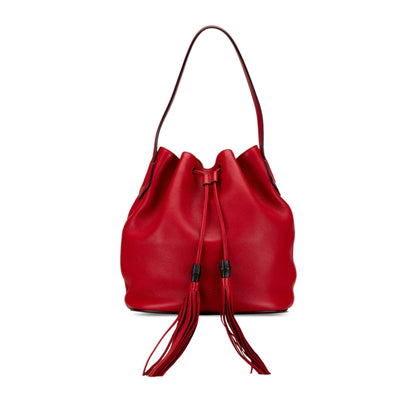 Gucci Leather Lady Tassel Bucket Bag (uZdZdK)