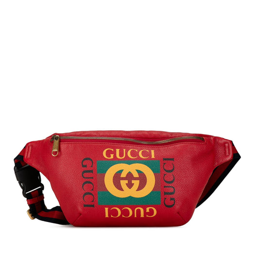 Gucci Leather Logo Belt Bag (sHPARA)
