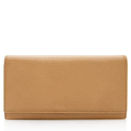 Gucci Leather Long Wallet - FINAL SALE (SHF-19459)