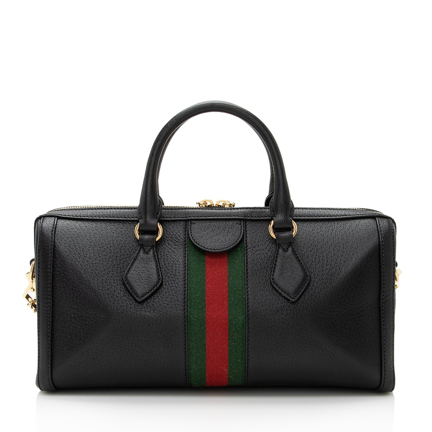Gucci Leather Ophidia Medium Boston Bag (SHF-22477)