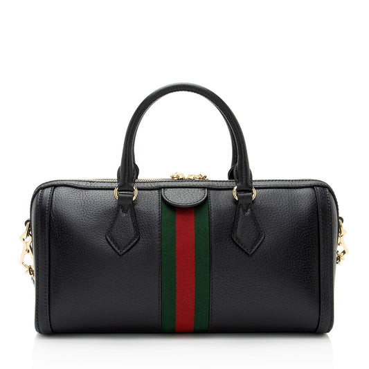 Gucci Leather Ophidia Medium Boston Bag (SHF-Cqcjoo)