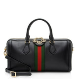 Gucci Leather Ophidia Medium Boston Bag (SHF-Cqcjoo)