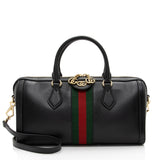 Gucci Leather Ophidia Medium Boston Bag (SHF-f7ZMqU)