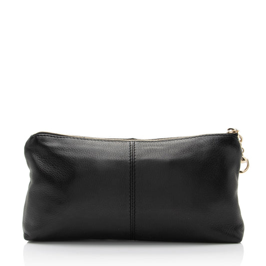 Gucci Leather Sienna Tassel Clutch (SHF-K7dFFR)