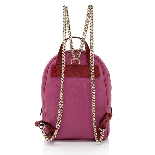 Gucci Leather Soho Chain Backpack (SHF-5uKvn2)