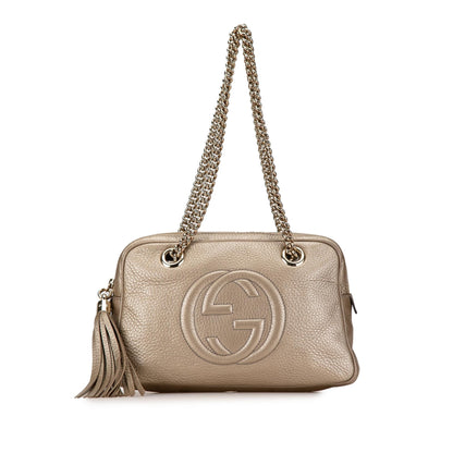 Gucci Leather Soho Chain Zip Shoulder Bag (Ej5ErC)
