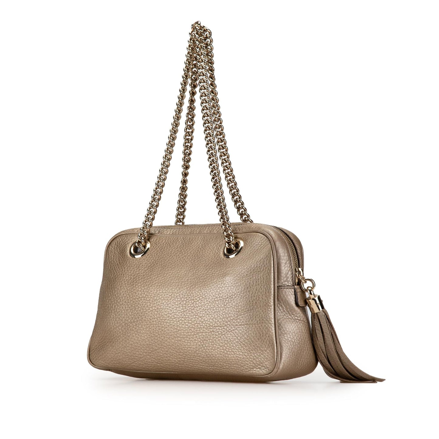 Gucci Leather Soho Chain Zip Shoulder Bag (Ej5ErC)