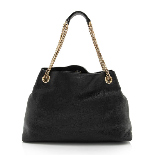 Gucci Leather Soho Medium Shoulder Bag (SHF-8jQb4S)
