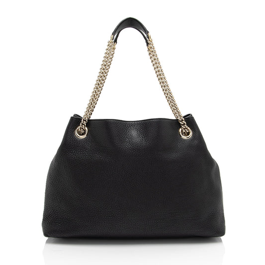 Gucci Leather Soho Medium Shoulder Bag (SHF-52sRr2)