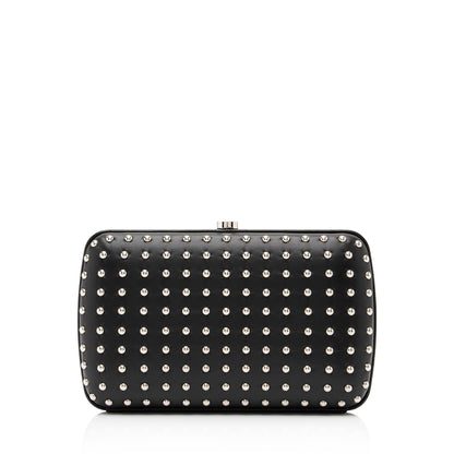 Gucci Leather Studded Broadway Clutch