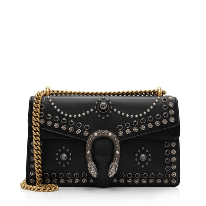 Gucci Leather Studded Dionysus Small Shoulder Bag (SHF-4mjFWd)