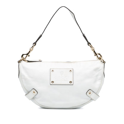 Gucci Leather Voyager Hobo (qEwa7k)