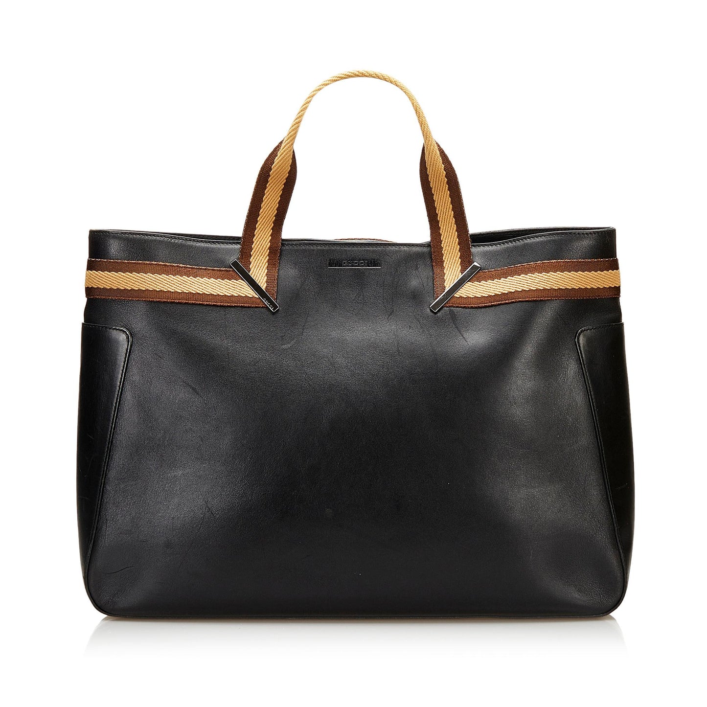 Gucci Leather Web Tote (35734)