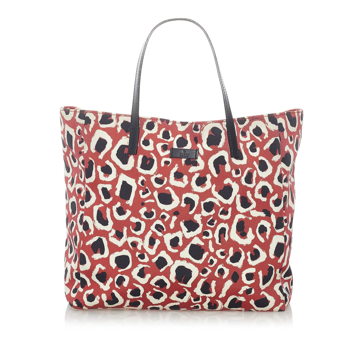 Gucci Leopard Printed Nylon Tote Bag (31267)