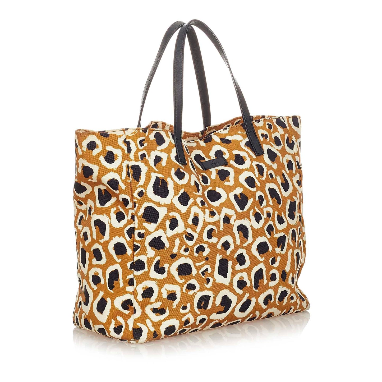 Gucci Leopard Printed Nylon Tote Bag (37366)