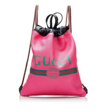 Gucci Logo Drawstring Backpack (7Bj0RA)