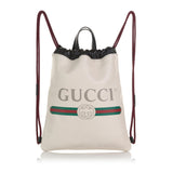 Gucci Logo Drawstring Backpack (Vl8urK)