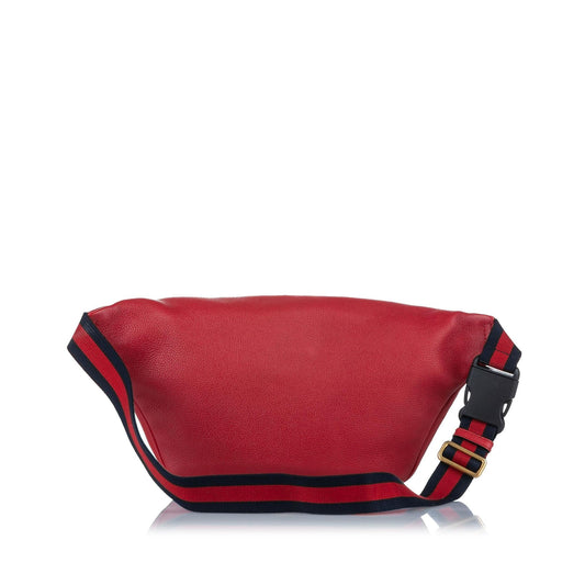 Gucci Logo Leather Belt Bag (33795)