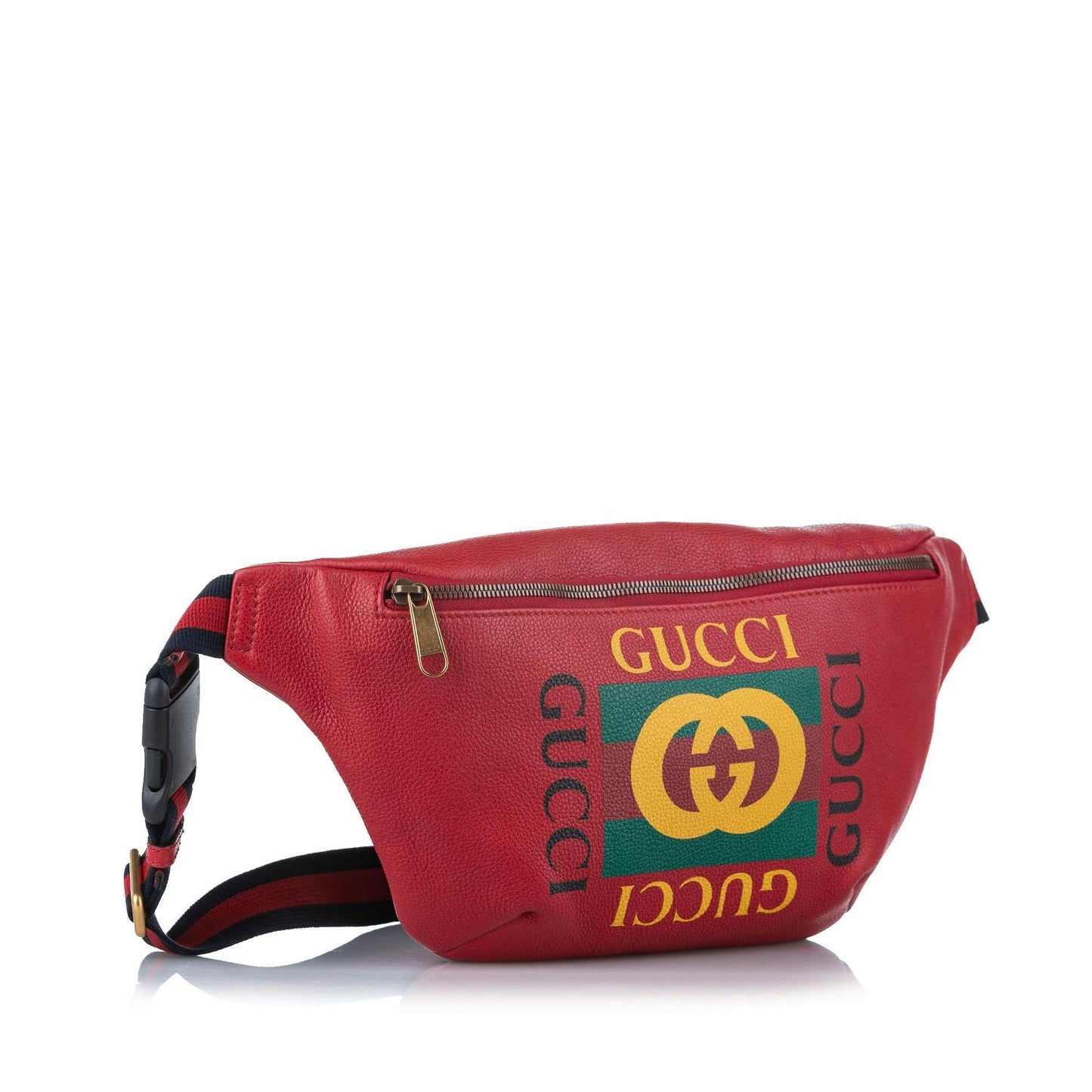 Gucci Logo Leather Belt Bag (33795)