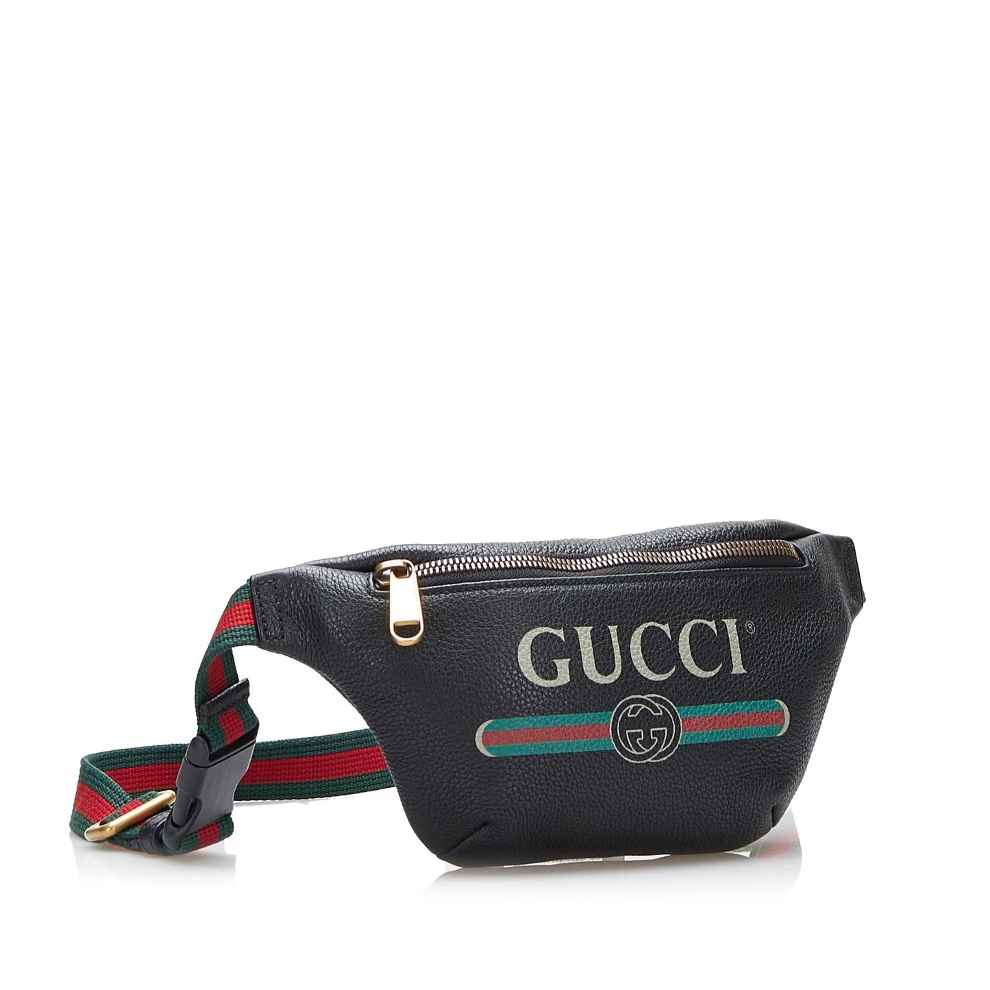 Gucci Logo Leather Belt Bag (37503)